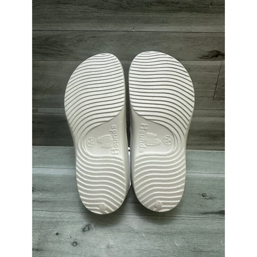 Hounds Kids White Slide Sandals size 9/M